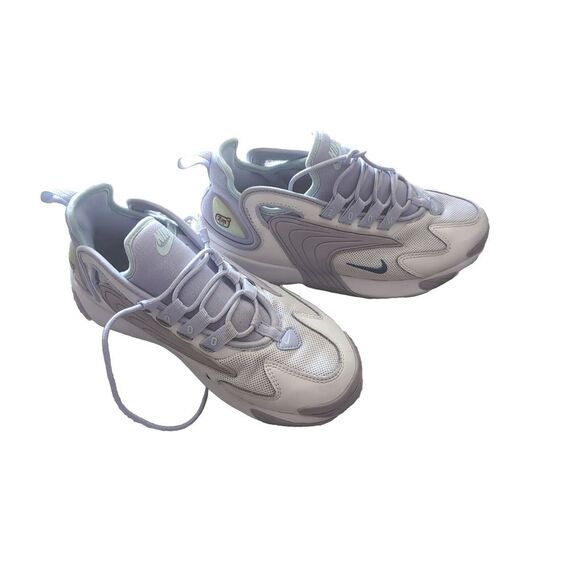 NIKE Zm Air 2k A00354 103 White/Lavender Women's Sneakers Size‎ 7 - Picture 1 of 7
